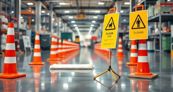 floor safety signage selection