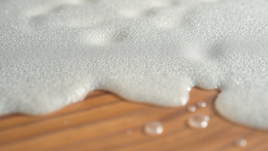 foam control in finishing