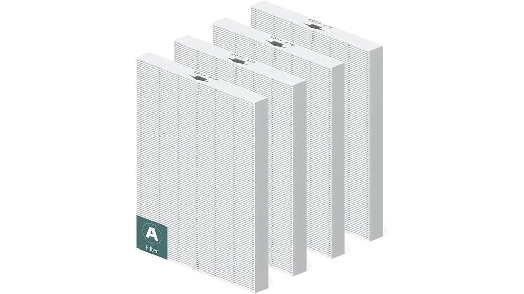 four pack air purifier filters