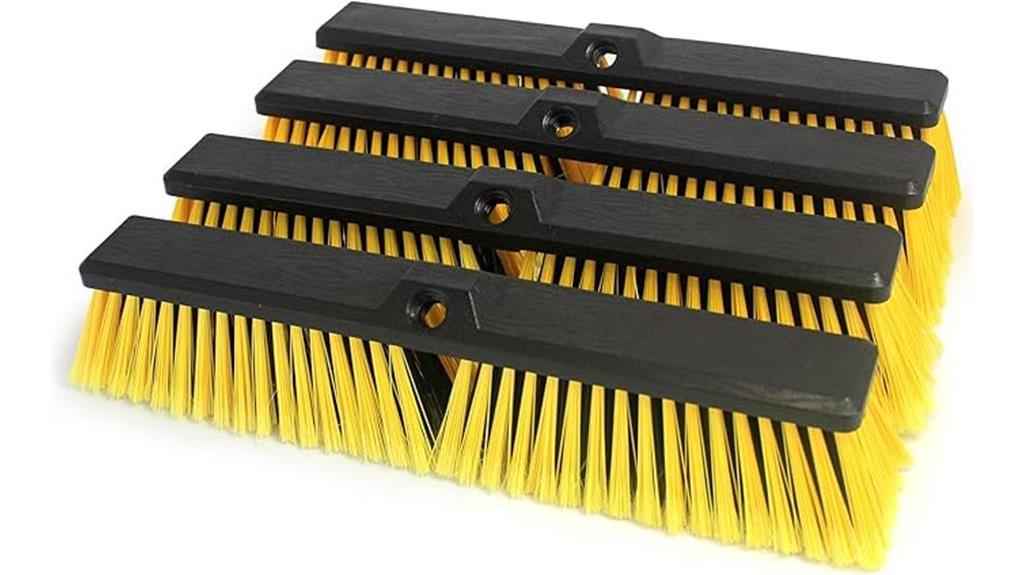 four piece outdoor broom set