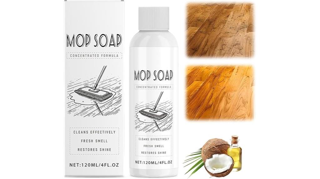 freshly scented mop soap