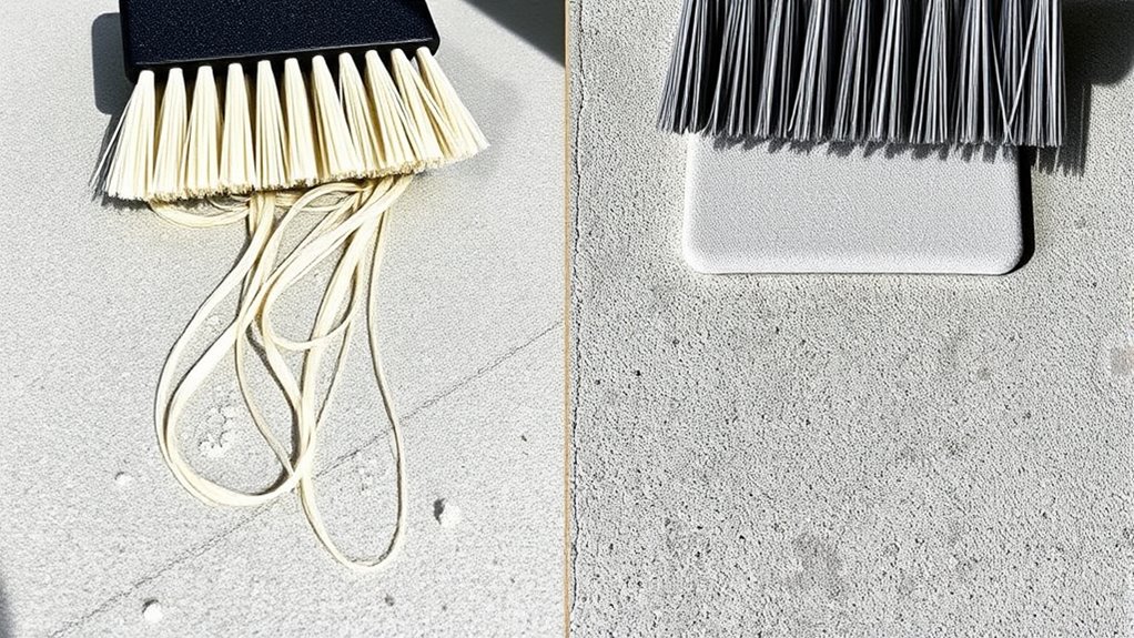 garage floor cleaning brush types