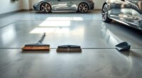 garage floor weekly maintenance