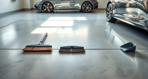 garage floor weekly maintenance