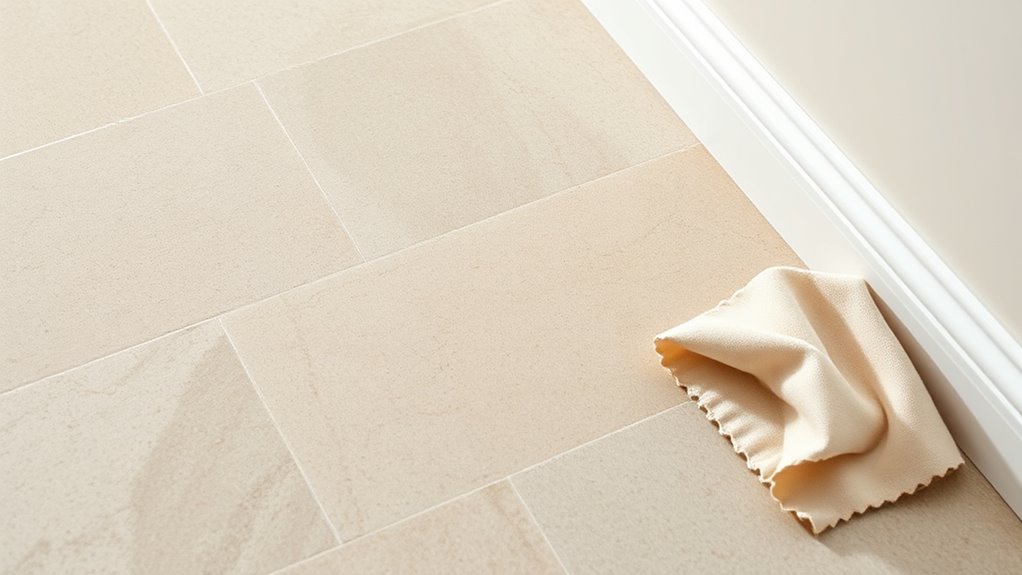 gentle cleaning protects stone