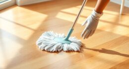 gentle cork floor cleaning