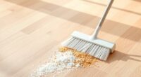 gentle hardwood sweeping method
