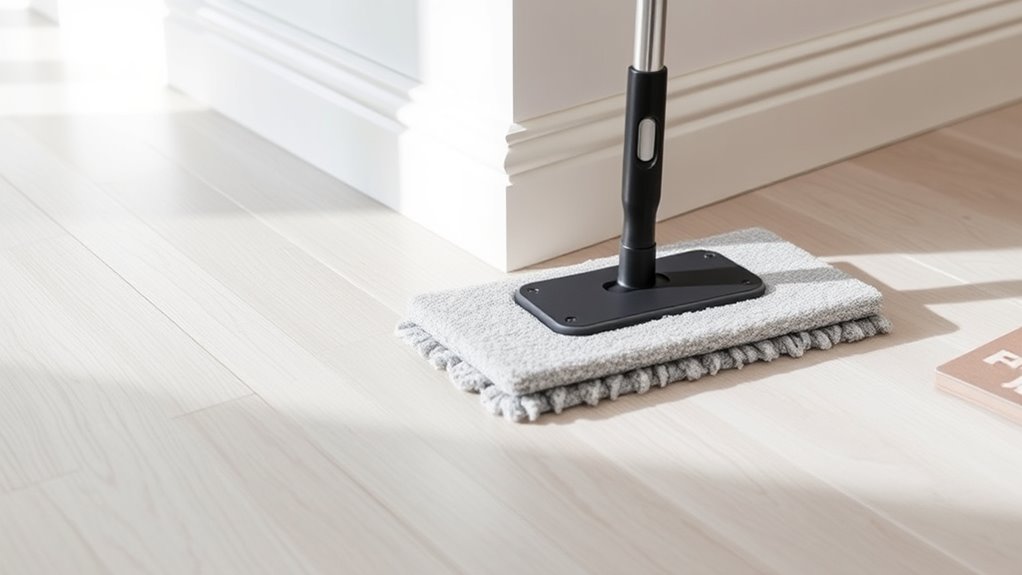 gentle microfiber floor cleaning