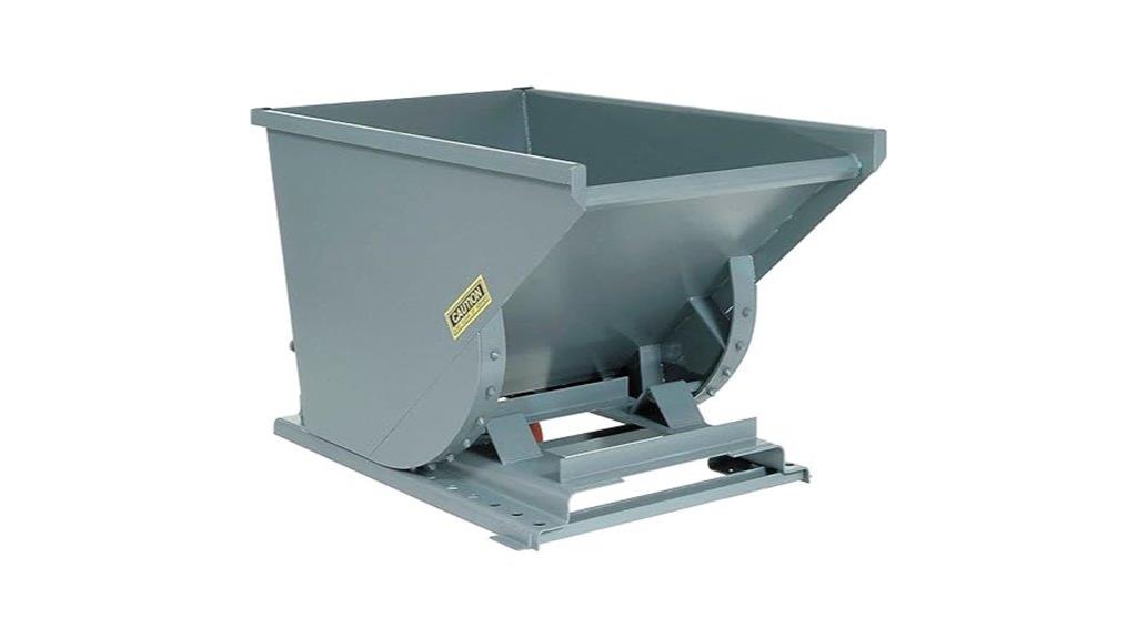 gray medium duty forklift hopper