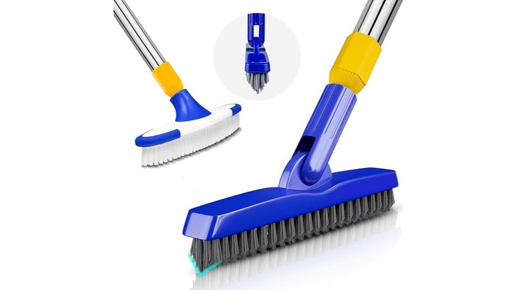 grout and scrub brush