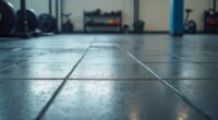 gym floor squeegee streaks