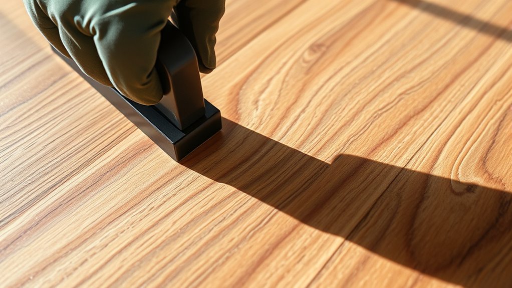 handle vinyl floors gently