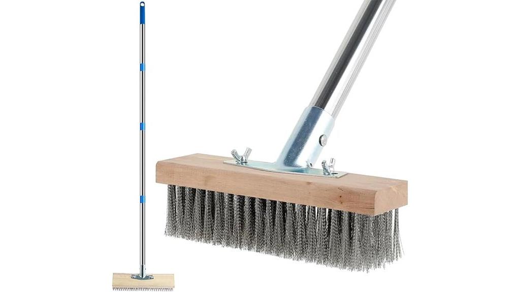 heavy duty concrete cleaning brush