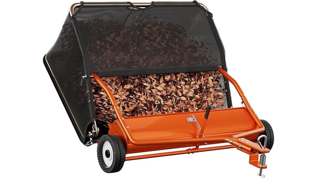 heavy duty lawn sweeper