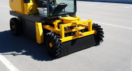 heavy duty parking lot sweepers