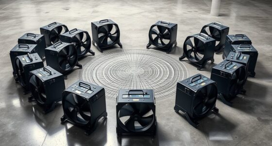 high output drying fans