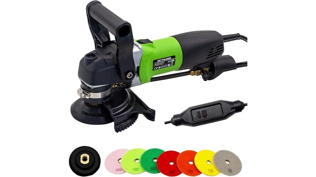 high power wet stone polisher