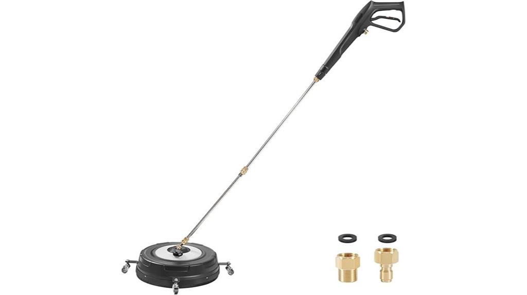 high pressure surface cleaning