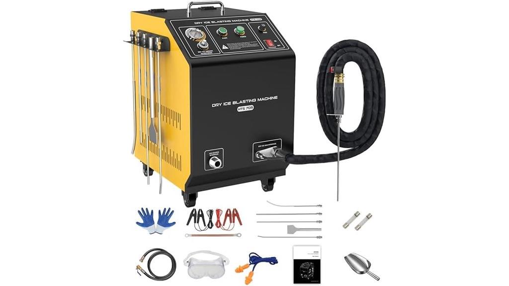 high temperature dry ice blaster