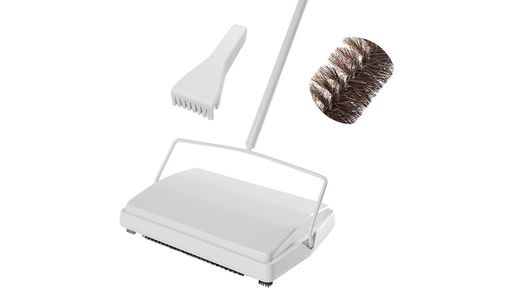 horsehair manual floor sweeper