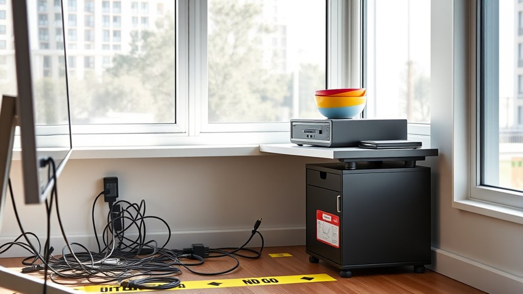 identify office hazard zones