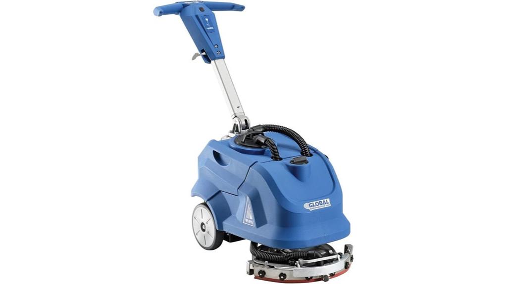 industrial electric floor scrubber