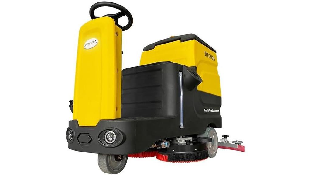 industrial floor scrubber