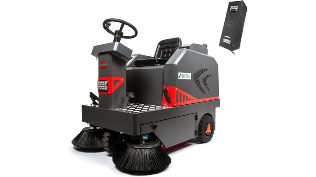 industrial floor sweeper