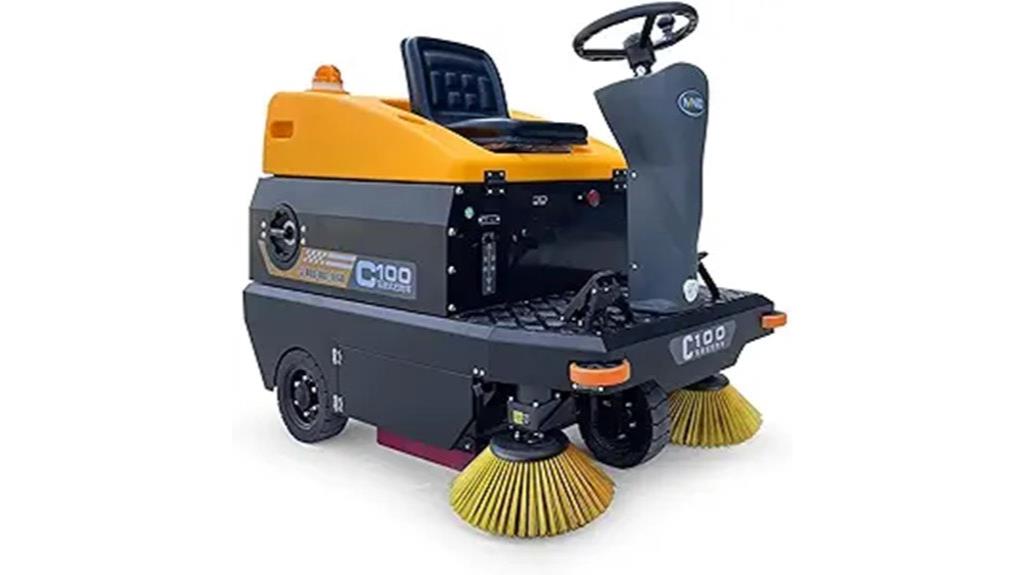 industrial floor sweeper