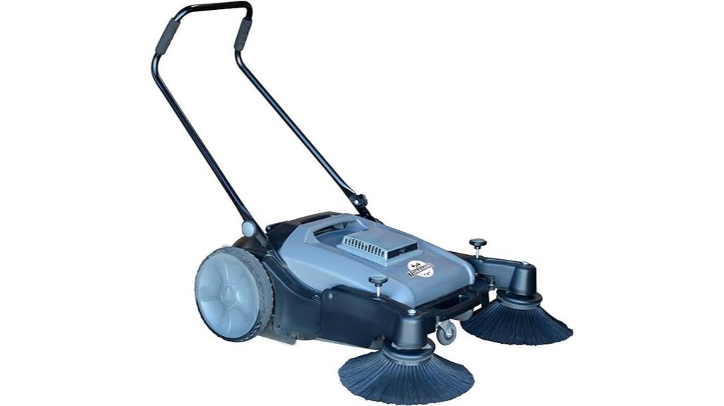 industrial walk behind sweeper