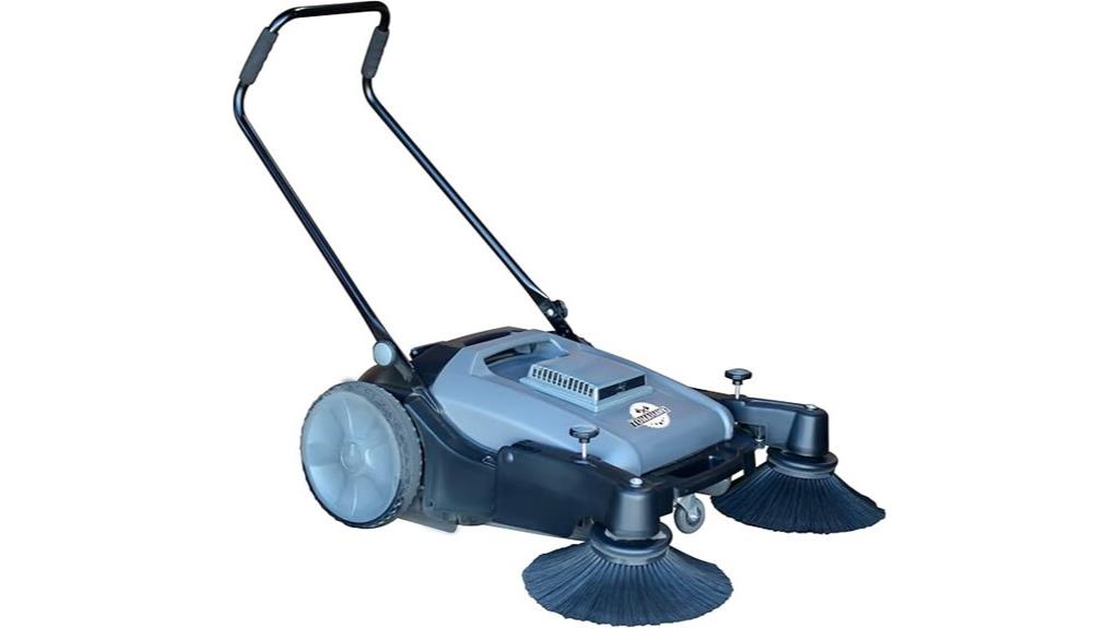 industrial walk behind sweeper