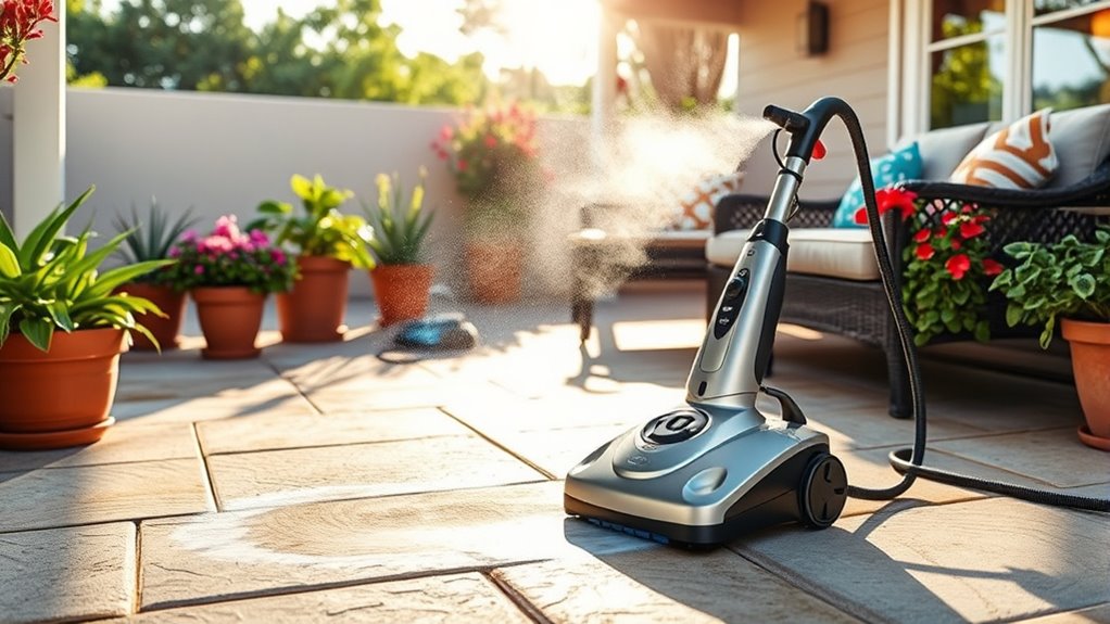 key patio cleaning features
