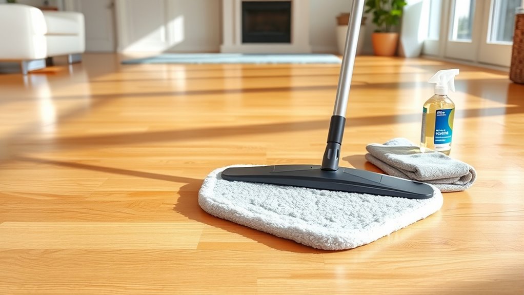 laminate cleaning dry or damp