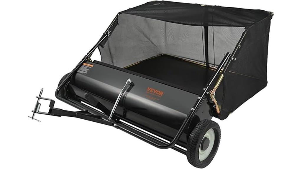 large capacity lawn sweeper