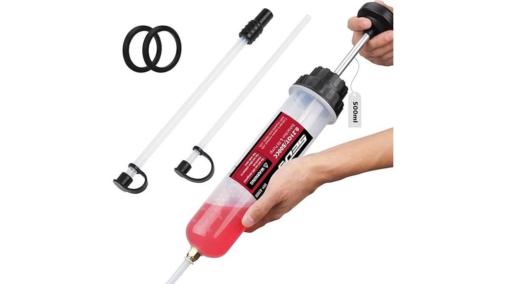 large capacity oil syringe