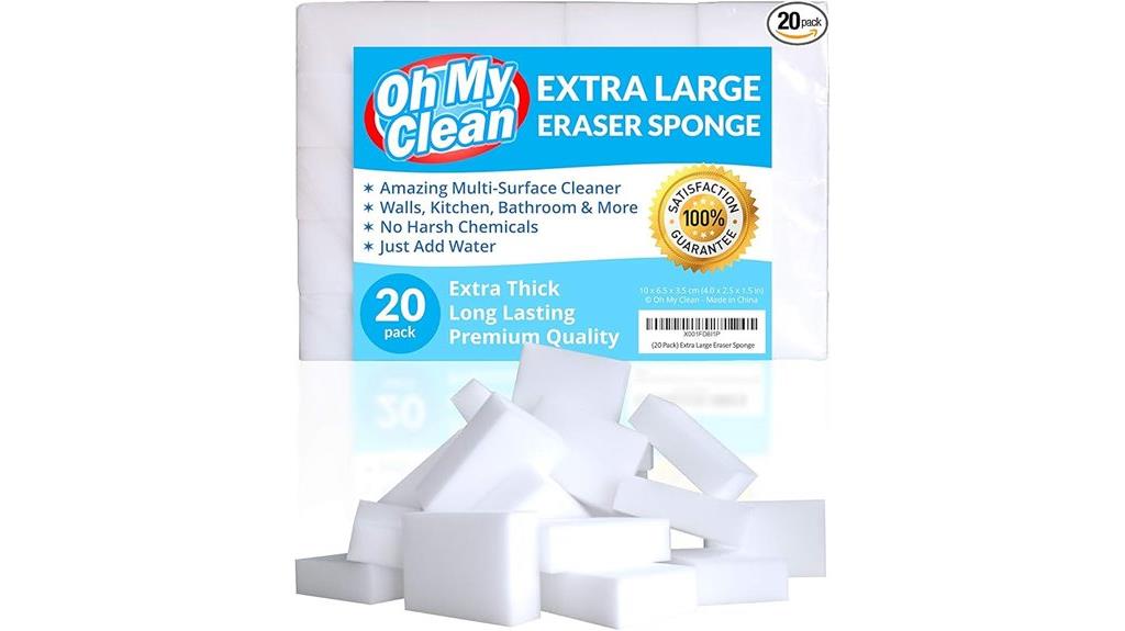 large multi surface cleaning sponges
