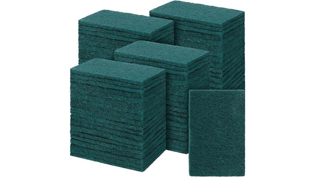 large pack of abrasive pads