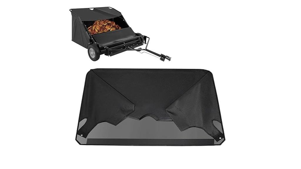 lawn sweeper hopper upgrade