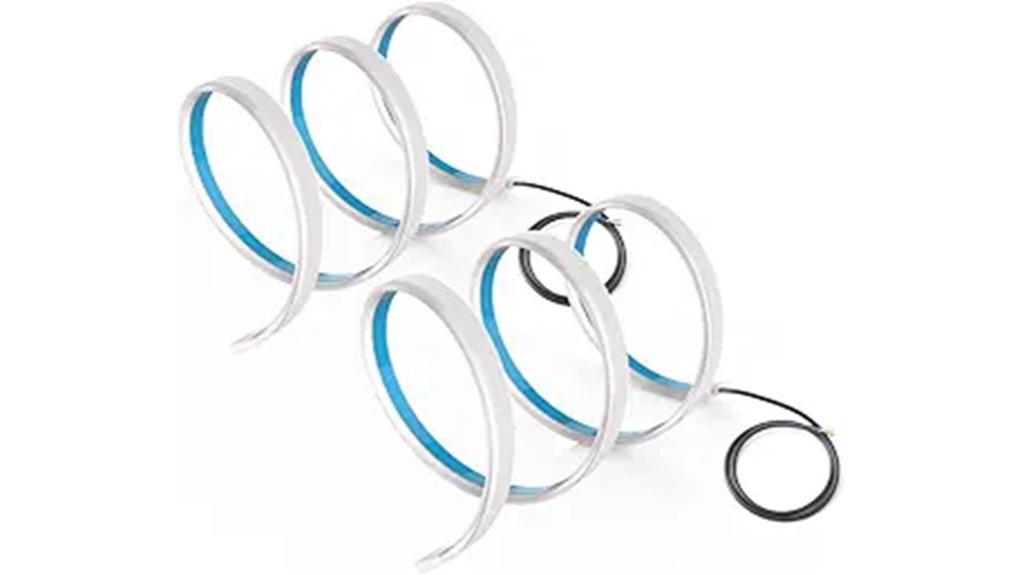 led headlight surface strips