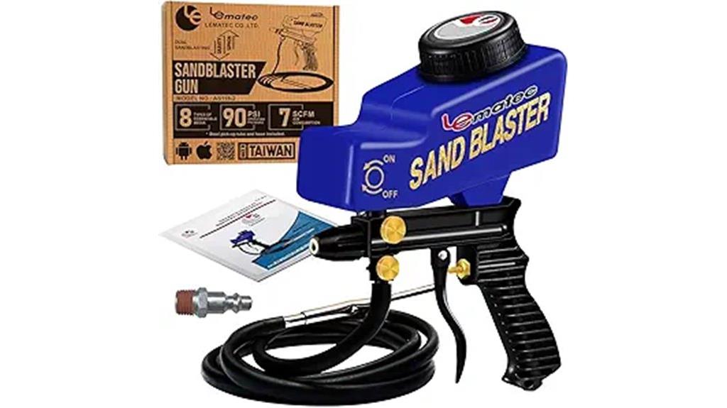 light duty sandblaster gun kit