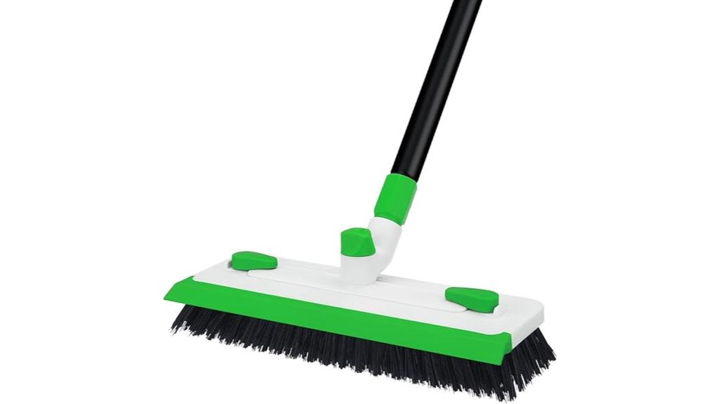 long handle floor scrubber