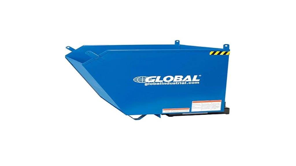 low profile self dumping hopper