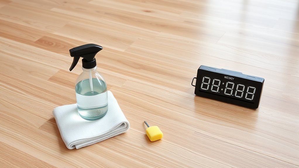 maintain floors and equipment