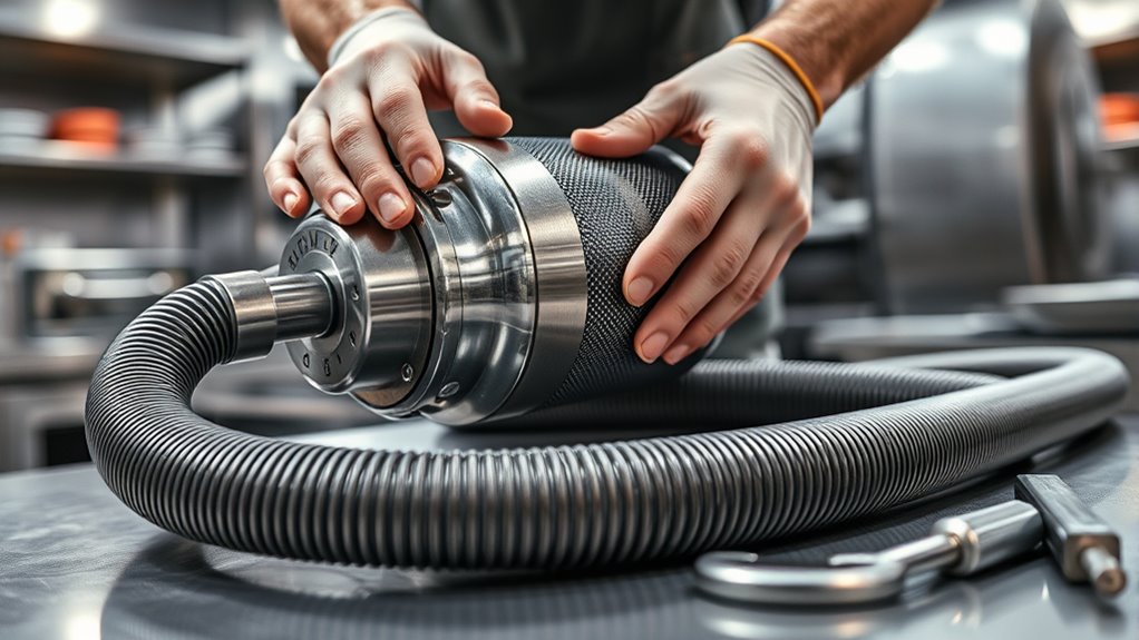 maintain vacuum system regularly