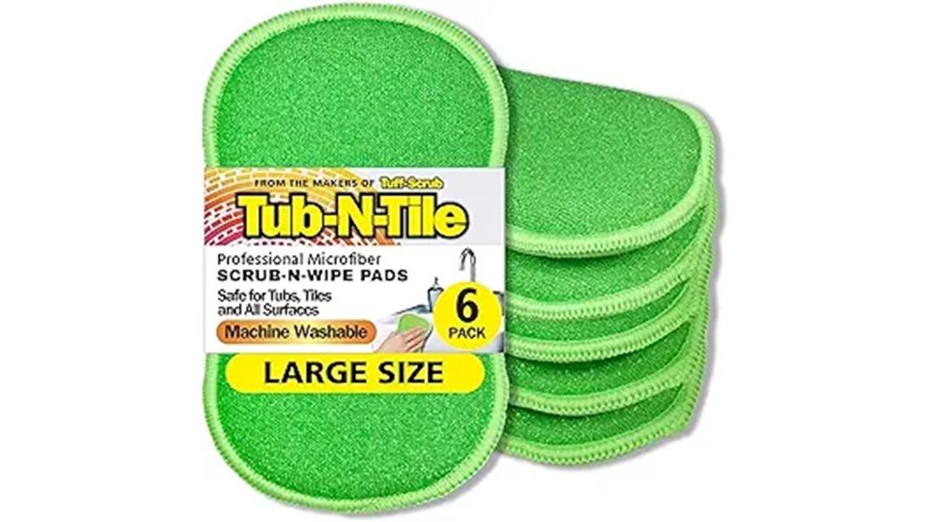 microfiber bathroom cleaning pads