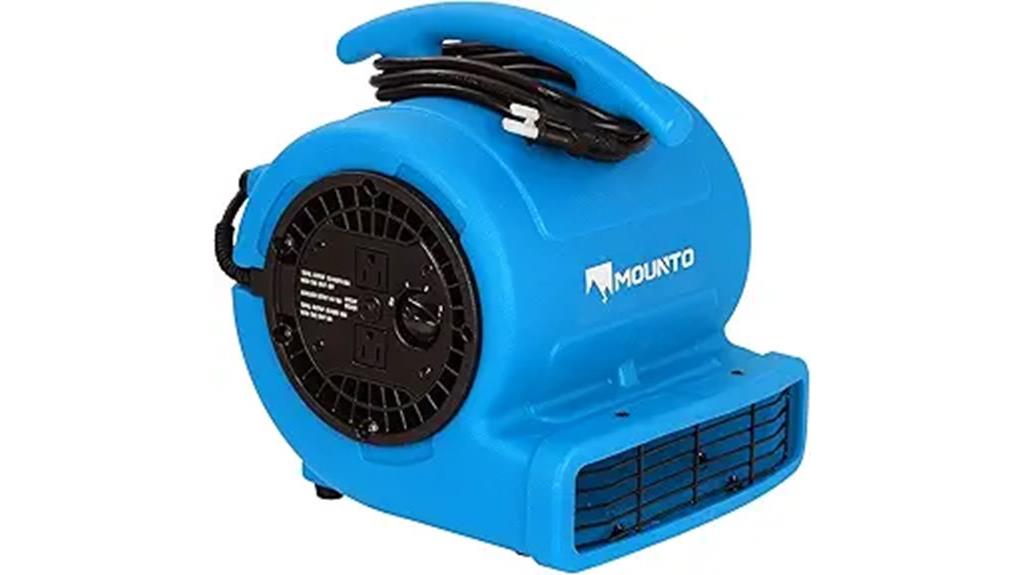 mount 1 4hp 1000cfm fan