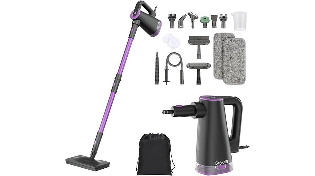 multi attachment steam floor cleaner