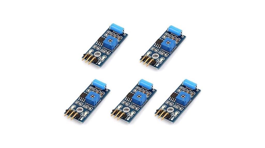 multiple sw 420 vibration sensors