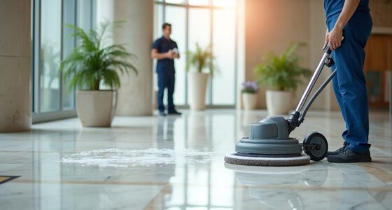 office lobby cleaning errors