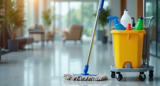 office lobby cleaning schedule